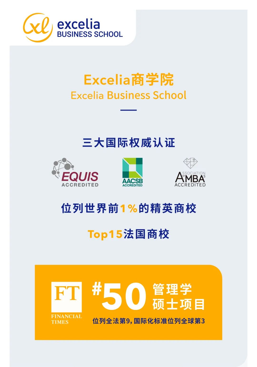 Excelia x Efrei全新硕士双学位项目：管理和数字化转型