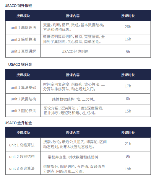 美国USACO计算机竞赛班课，线下线上培训机构！