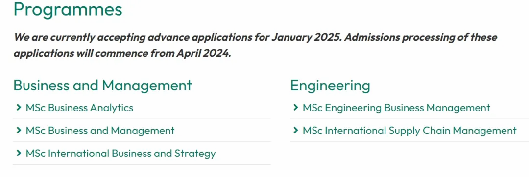 2025英国春季入学硕士课程大盘点！