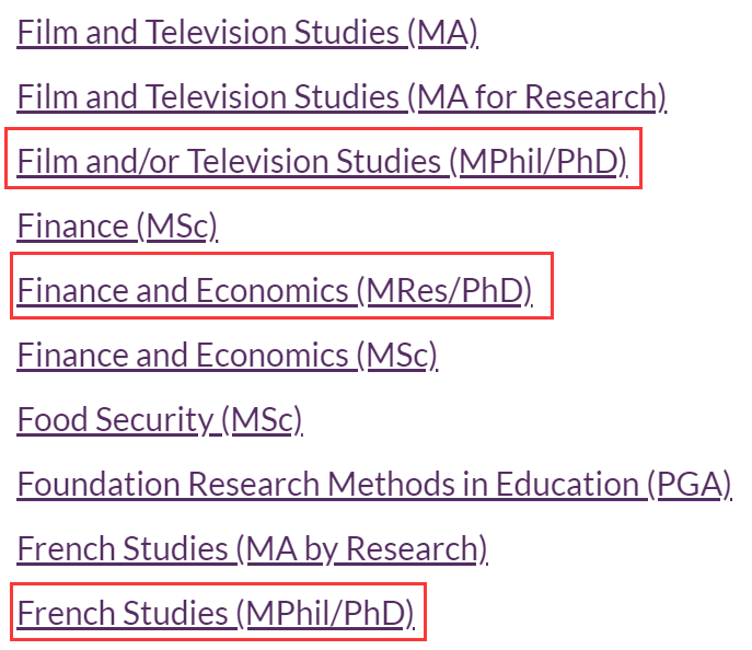 Msc、MRes 都有什么区别？英国大学硕士分类详解！