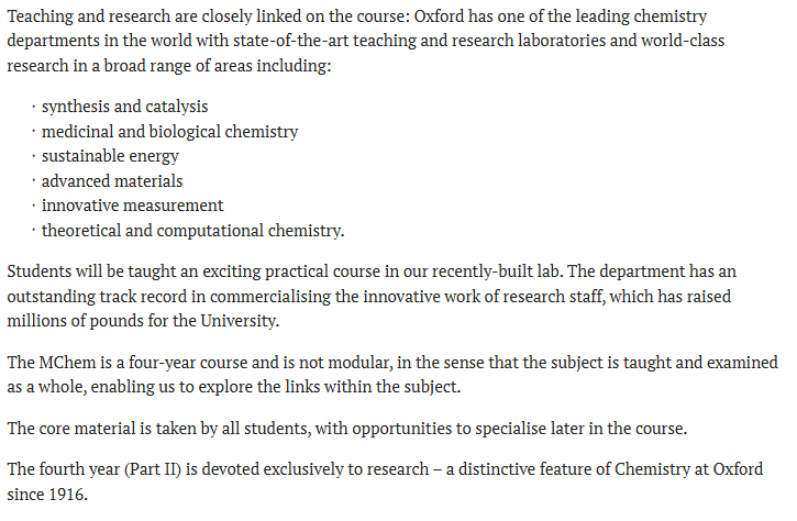 在牛津化学专业学习，有哪些独特的就读体验？老师带你走进真实的大学学习生活