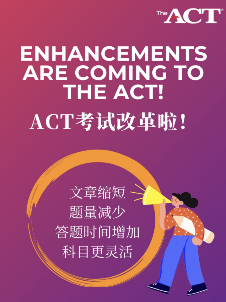 正式官宣｜ACT 考试改革都有哪些变化？