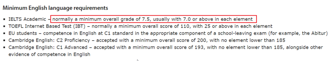 又一英国院校接受雅思单科重考！QS前100雅思要求全盘点！