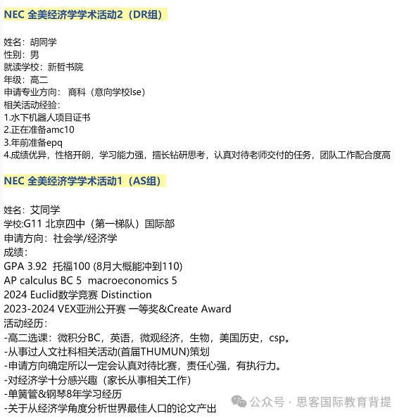 10年级一定要打的商赛！NEC商赛报名中！NEC竞赛流程？辅导培训课程详情