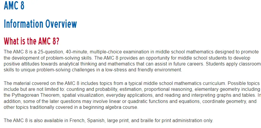 AMC8几年级开始学？附知识点分布/教材PDF/备考技巧