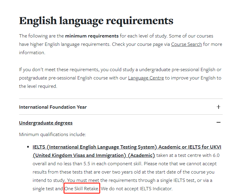 又一英国院校接受雅思单科重考！接受单科重考院校清单汇总！