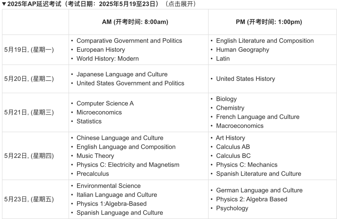 2025香港AP考试报名开始！考试科目、时间节点一文全知道~