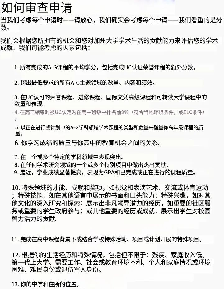 全明星盘点 | UC系公布24Fall录取数据