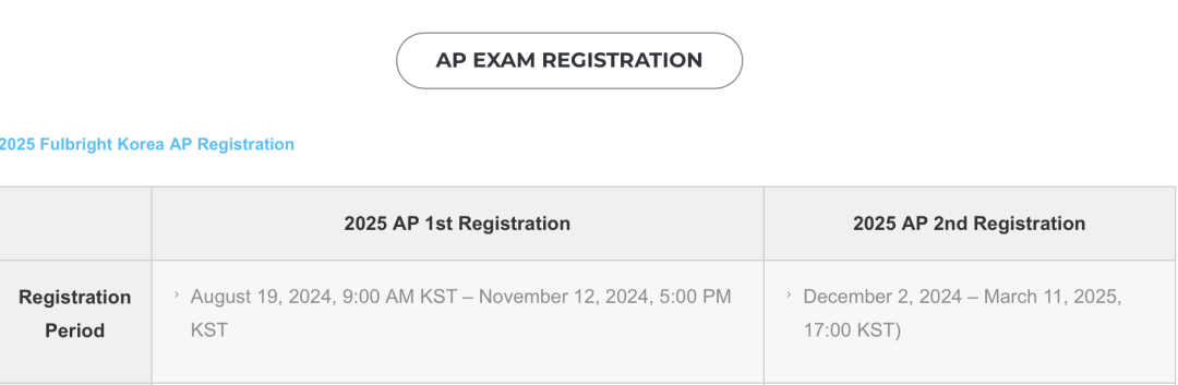 报名开始！2025年AP中国香港/韩国/新加坡考区攻略送达