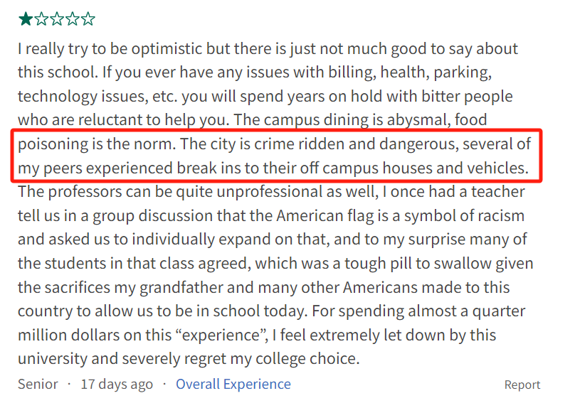 治安堪忧的10所美国大学！偷窃抢劫频发，但个个都是中国学生的梦校……