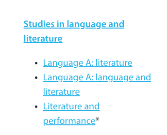 IB 英语 A学习和考试的重点就是这个！