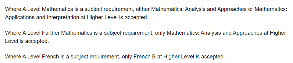 什么？2025 Fall入学申请，英国G5部分学校改变了IB数学科目要求？