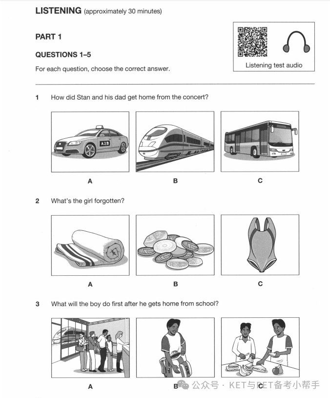 备考2024|剑桥最新KET考试真题+答案解析！（附高清电子版）