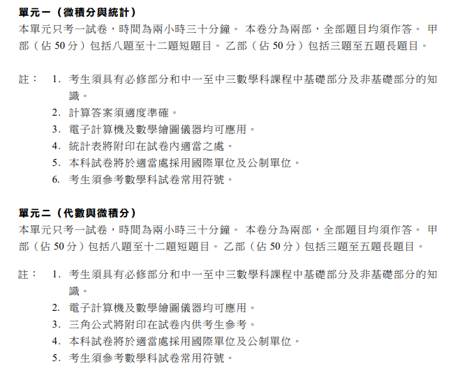 选修攻略！一文详解DSE数学延伸M1和M2