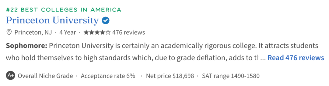 2025 Niche全美最佳大学排名公布！Top 30大学24年、25年详细对比