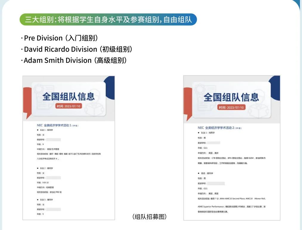 2024-25年NEC竞赛开启报名！怎么选组别？NEC竞赛有组队和培训辅导吗？速看